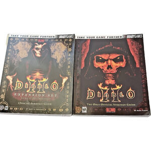 VTG Diablo II/Lord of Destruction First Printings Strategy Guides Set 2000/2001